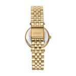DKNY Essential Glitz Γυναικείο Ρολόι 30mm Χρονογράφος Μπαταρίας με Χρυσό Μεταλλικό Μπρασελέ - Image 3