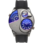 MENS STORM WATCH  NAVITREK RUBBER LAZER BLUE