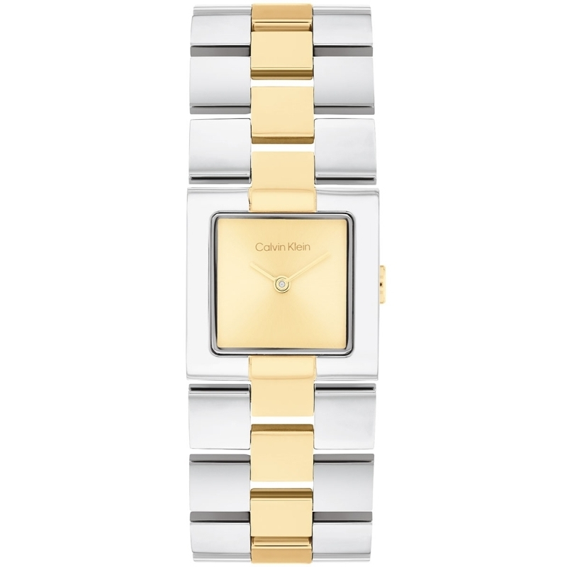 Calvin Klein Meridian Γυναικείο Ρολόι 22mm Μπαταρίας με Ασημί Μεταλλικό Μπρασελέ - Image 2