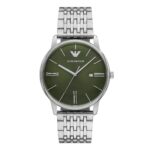 EMPORIO ARMANI Minimalist Silver Steel Bracelet AR11644 - Image 3