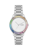 Lacoste Γυναικείο Ρολόι Μπαταρίας με Ασημί Μεταλλικό Μπρασελέ KOD 2001409