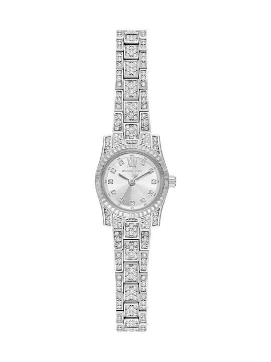 Michael Kors Γυναικείο Ρολόι 19mm Μπαταρίας με Ασημί Μεταλλικό Μπρασελέ KOD MK4864 - Image 1