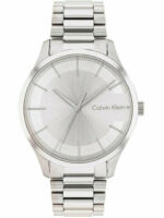 Calvin Klein Iconic Ανδρικό Ρολόι 35mm Μπαταρίας με Ασημί Μεταλλικό Μπρασελέ