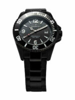 Thorton Arkyn Black Stainless Bracelet Ανδρικό Ρολόι 44mm Μπαταρίας με Μαύρο Μεταλλικό Μπρασελέ