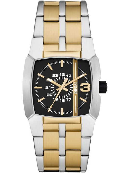 Diesel Cliffhanger Ανδρικό Ρολόι 43mm Μπαταρίας με Μεταλλικό Μπρασελέ KOD DZ2169 - Image 1
