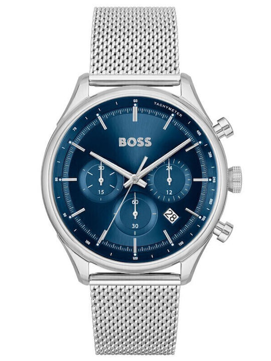 fixedratio_20250909112819_hugo_boss_gregor_andriko_roloi_44mm_chronografos_mpatarias_me_asimi_metalliko_mprasele_1514052 Boss Gregor Ανδρικό Ρολόι 44mm Χρονογράφος Μπαταρίας με Ασημί Μεταλλικό Μπρασελέ kod 1514052 - Image 1