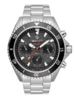 Gant Waterville Ανδρικό Ρολόι 45mm Μπαταρίας με Ασημί Μεταλλικό Μπρασελέ Kod G184001