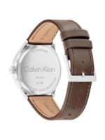 Calvin Klein Define Ανδρικό Ρολόι 43mm Μπαταρίας με Καφέ Δερμάτινο Λουράκι - Image 4