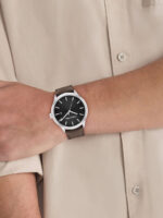 Calvin Klein Define Ανδρικό Ρολόι 43mm Μπαταρίας με Καφέ Δερμάτινο Λουράκι - Image 5