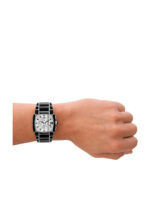 Diesel Ανδρικό Ρολόι 40mm Χρονογράφος Μπαταρίας με Μαύρο Μεταλλικό Μπρασελέ KOD DZ4646 - Image 3