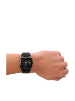 Diesel Ανδρικό Ρολόι 40mm Χρονογράφος Μπαταρίας με Μαύρο Δερμάτινο Λουράκι DZ4645 - Image 4