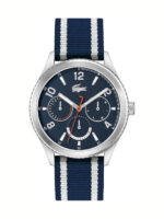 Lacoste Deuce Ανδρικό Ρολόι 44mm Μπαταρίας με Μπλε Υφασμάτινο Λουράκι kod 22011290