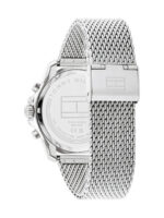 Tommy Hilfiger Jordan Ανδρικό Ρολόι 43mm Χρονογράφος Μπαταρίας με Ασημί Μεταλλικό Μπρασελέ KOD 1792092 - Image 3