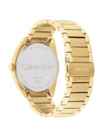 Calvin Klein Progress Ανδρικό Ρολόι 42mm Μπαταρίας με Χρυσό Μεταλλικό Μπρασελέ kod 25200447 - Image 4