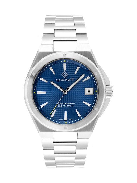 Gant Marshfield Ανδρικό Ρολόι 41mm Χρονογράφος Μπαταρίας με Ασημί Μεταλλικό Μπρασελέ KODG192003 - Image 1