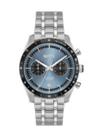 Boss Tourmaster Ανδρικό Ρολόι 41mm Μπαταρίας με Ασημί Μεταλλικό Μπρασελέ kod1514286