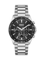 Boss Strike Ανδρικό Ρολόι 41mm Χρονογράφος Μπαταρίας με Ασημί Μεταλλικό Μπρασελέ kod 1514290 - Image 3
