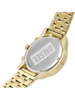 Diesel Split Ανδρικό Ρολόι 49mm Χρονογράφος Μπαταρίας με Χρυσό Μεταλλικό Μπρασελέ KOD DZ4623 - Image 2