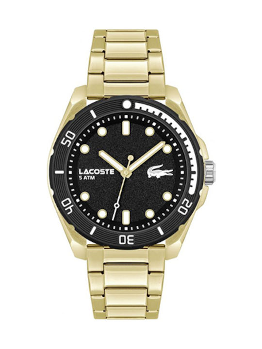 Lacoste Ανδρικό Ρολόι Μπαταρίας με Χρυσό Μεταλλικό Μπρασελέ KOD 2011287 - Image 1
