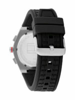 Tommy Hilfiger Connor Ανδρικό Ρολόι 44mm Χρονογράφος Μπαταρίας με Μαύρο Καουτσούκ Λουράκι - Image 5