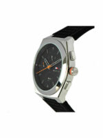 Tommy Hilfiger Connor Ανδρικό Ρολόι 44mm Χρονογράφος Μπαταρίας με Μαύρο Καουτσούκ Λουράκι - Image 3