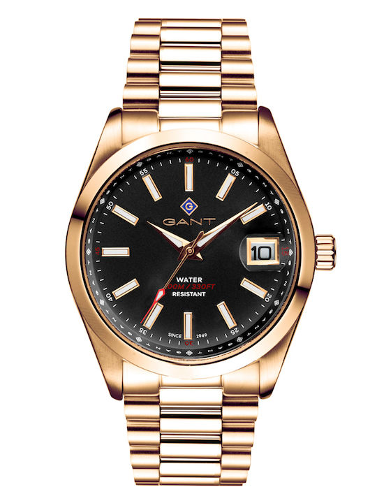 Gant Eastham Ανδρικό Ρολόι 42mm Μπαταρίας με Χρυσό Μεταλλικό Μπρασελέ KOD G161014 - Image 1