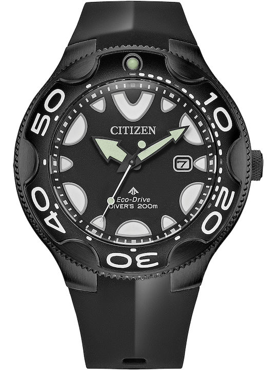 Citizen Promaster Ανδρικό Ρολόι 46mm Μπαταρίας με Μαύρο Καουτσούκ Λουράκι - Image 1