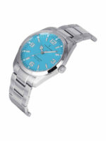 Thorton Ανδρικό Ρολόι 41mm Μπαταρίας με Ασημί Μεταλλικό Μπρασελέ