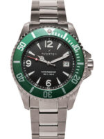 Thorton Ανδρικό Ρολόι 46mm Μπαταρίας με Ασημί Μεταλλικό Μπρασελέ