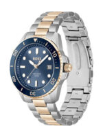 Boss Ace Ανδρικό Ρολόι 43mm Μπαταρίας με Ασημί Μεταλλικό Μπρασελέ kod 1514012