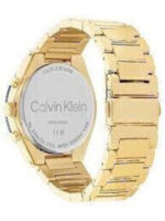Calvin Klein Fearless Ανδρικό Ρολόι 44mm Χρονογράφος Μπαταρίας με Χρυσό Μεταλλικό Μπρασελέ kod 25200302 - Image 3