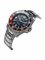 Thorton Ανδρικό Ρολόι 46mm Μπαταρίας με Ασημί Μεταλλικό Μπρασελέ - Image 3