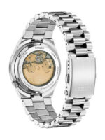 Citizen Tsuyosa Ανδρικό Ρολόι 42mm Αυτόματο με Ασημί Μεταλλικό Μπρασελέ - Image 5