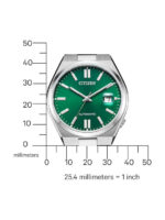 Citizen Tsuyosa Ανδρικό Ρολόι 40mm Αυτόματο με Ασημί Μεταλλικό Μπρασελέ - Image 6