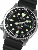 Citizen Promaster Marine Ανδρικό Ρολόι 41mm Αυτόματο με Μαύρο Καουτσούκ Λουράκι - Image 6