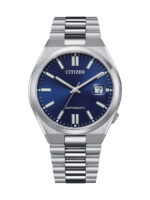 Citizen Tsuyosa Ανδρικό Ρολόι 40mm Αυτόματο με Ασημί Μεταλλικό Μπρασελέ - Image 2