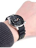 Citizen Promaster Ανδρικό Ρολόι 44mm Eco - Drive με Μαύρο Καουτσούκ Λουράκι - Image 4