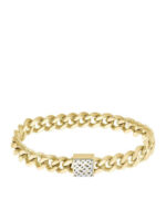 Boss Ανδρικό Βραχιόλι Αλυσίδα από Ανοξείδωτο Ατσάλι Επιχρυσωμένο