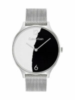 Calvin Klein Timeless Γυναικείο Ρολόι 38mm Μπαταρίας με Ασημί Μεταλλικό Μπρασελέ - Image 4