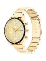Calvin Klein Γυναικείο Ρολόι 38mm Μπαταρίας με Χρυσό Μεταλλικό Μπρασελέ