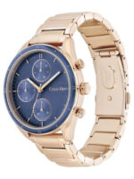 Calvin Klein Γυναικείο Ρολόι 38mm Μπαταρίας με Ροζ Χρυσό Μεταλλικό Μπρασελέ