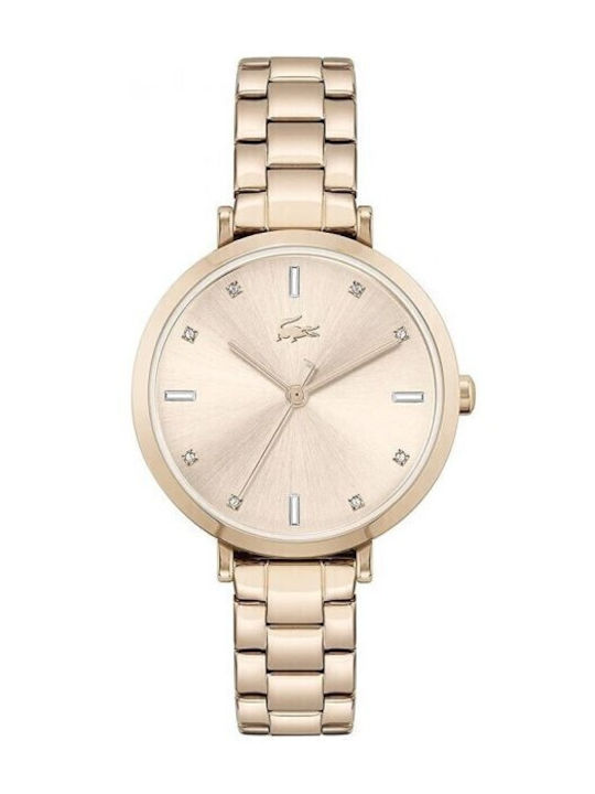 Vogue Geneva Γυναικείο Ρολόι 36mm Μπαταρίας με Ροζ Χρυσό ΜεταλλIΚΟ ΜΠΡΑΣΕΛΕ  KOD 2001250    ικό Μπρασελέ - Image 2