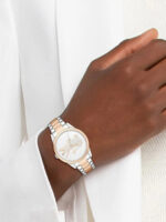 Gregio Γυναικείο Ρολόι 34mm Μπαταρίας με Κεραμικό Μπρασελέ KOD 2001263 - Image 5