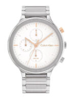 Calvin Klein Energize Γυναικείο Ρολόι 38mm Μπαταρίας με Ασημί Μεταλλικό Μπρασελέ