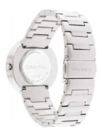 Calvin Klein Eccentric Γυναικείο Ρολόι 38mm Μπαταρίας με Ασημί Μεταλλικό Μπρασελέ - Image 3