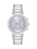 Boss Andra Γυναικείο Ρολόι 39mm Μπαταρίας με Ασημί Μεταλλικό Μπρασελέ kod 1502692