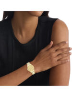 Calvin Klein Iconic Γυναικείο Ρολόι 40mm Χρονογράφος Μπαταρίας με Χρυσό Μεταλλικό Μπρασελέ kod 25200327 - Image 4