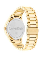 Calvin Klein Iconic Γυναικείο Ρολόι 40mm Χρονογράφος Μπαταρίας με Χρυσό Μεταλλικό Μπρασελέ kod 25200327 - Image 2