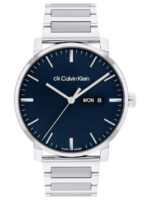 Calvin Klein Γυναικείο Ρολόι 44mm Μπαταρίας με Ασημί Μεταλλικό Μπρασελέ kod 25000069