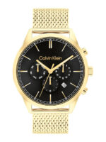 Calvin Klein Infinite Γυναικείο Ρολόι 44mm Χρονογράφος Μπαταρίας με Χρυσό Μεταλλικό Μπρασελέ kod 25200375 - Image 4